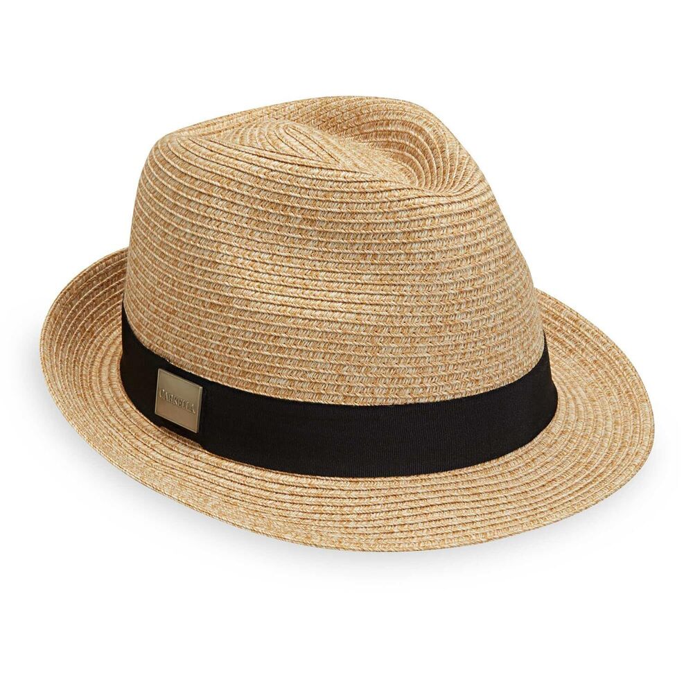 8759 by Wallaroo Unisex Del Mar Trilby Fedora – Short Brim, Packable Design